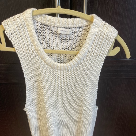 Gentle Fawn cable knit tank. Size medium - Picture 2 of 3